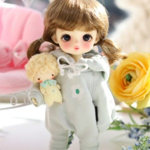 16cm Little Daisy Baby Suit SET - Mint