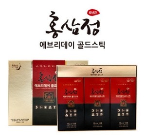 Hongsam Jung Korean Red Ginseng Everyday Gold Stick Pouches (10g x 30ea)