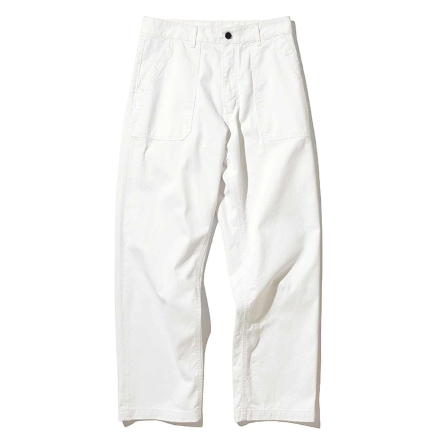 Uniform Bridge cotton fatigue pants regular fit off white