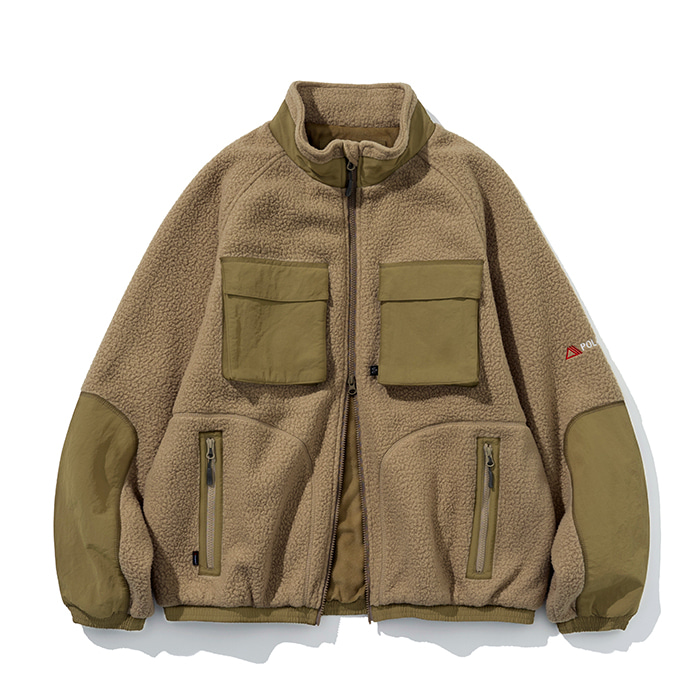 Uniform Bridge AE polartec fleece jacket beige