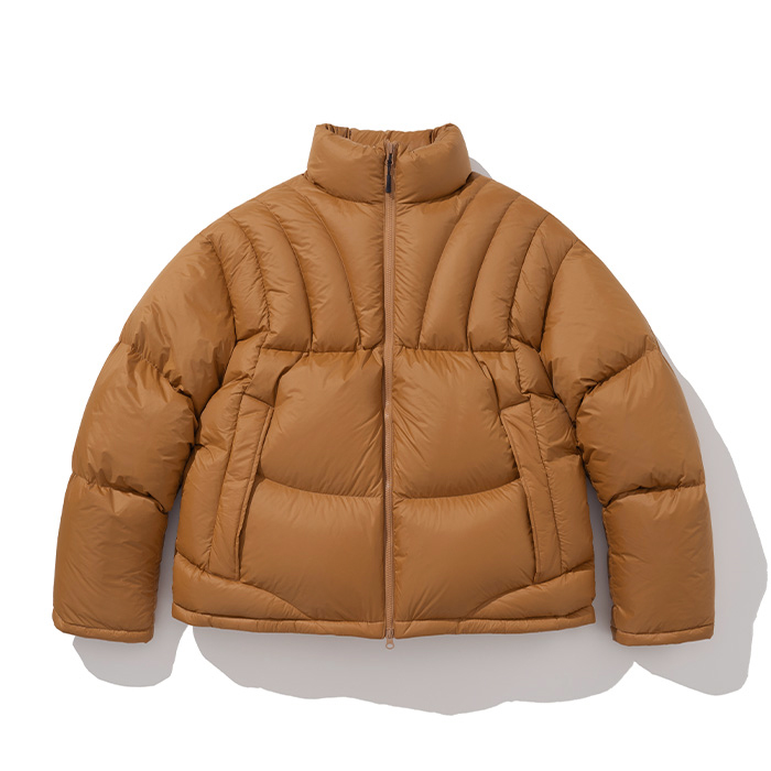 Uniform Bridge AE rescue short goose down parka orange