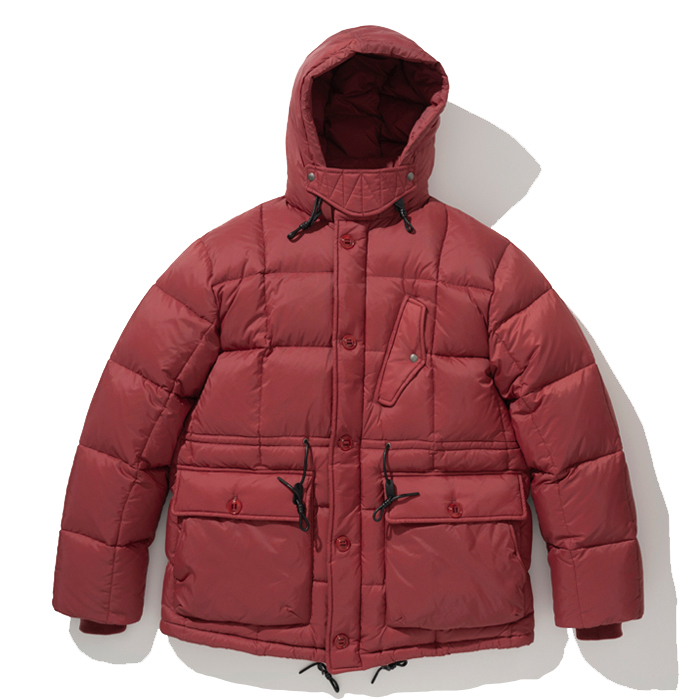 Uniform Bridge karakoram goose down parka cherry red