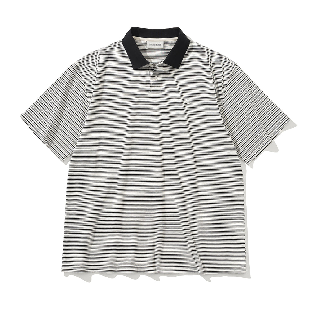Uniform Bridge UBC stripe polo s/s tee