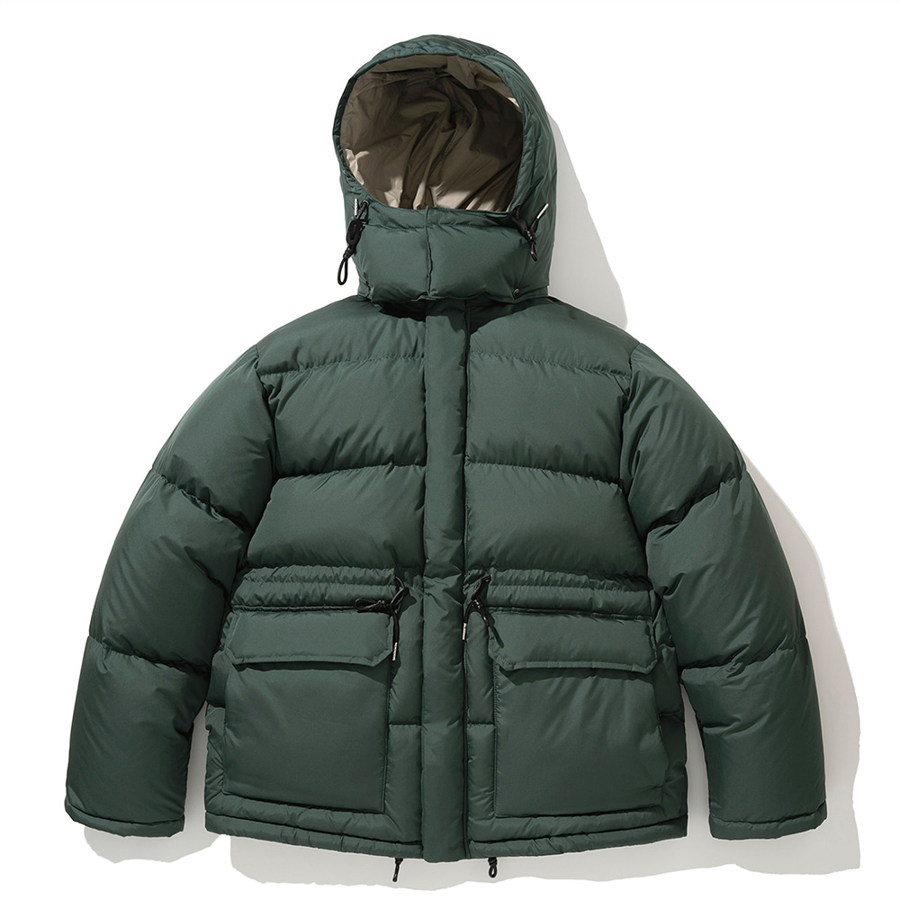 Uniform Bridge rocky duck down parka forest green