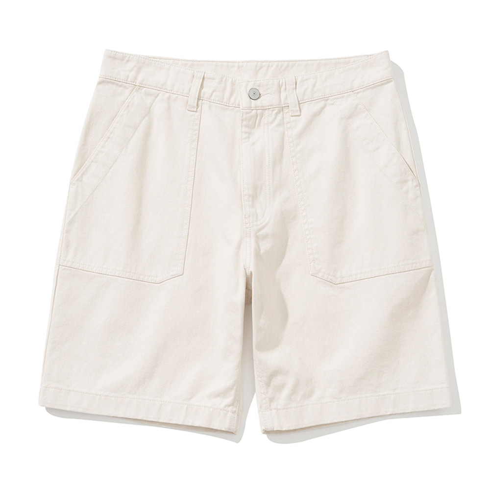 Uniform Bridge cotton fatigue shorts natural