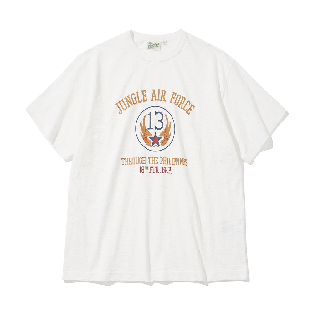Uniform Bridge jungle air force slub s/s tee