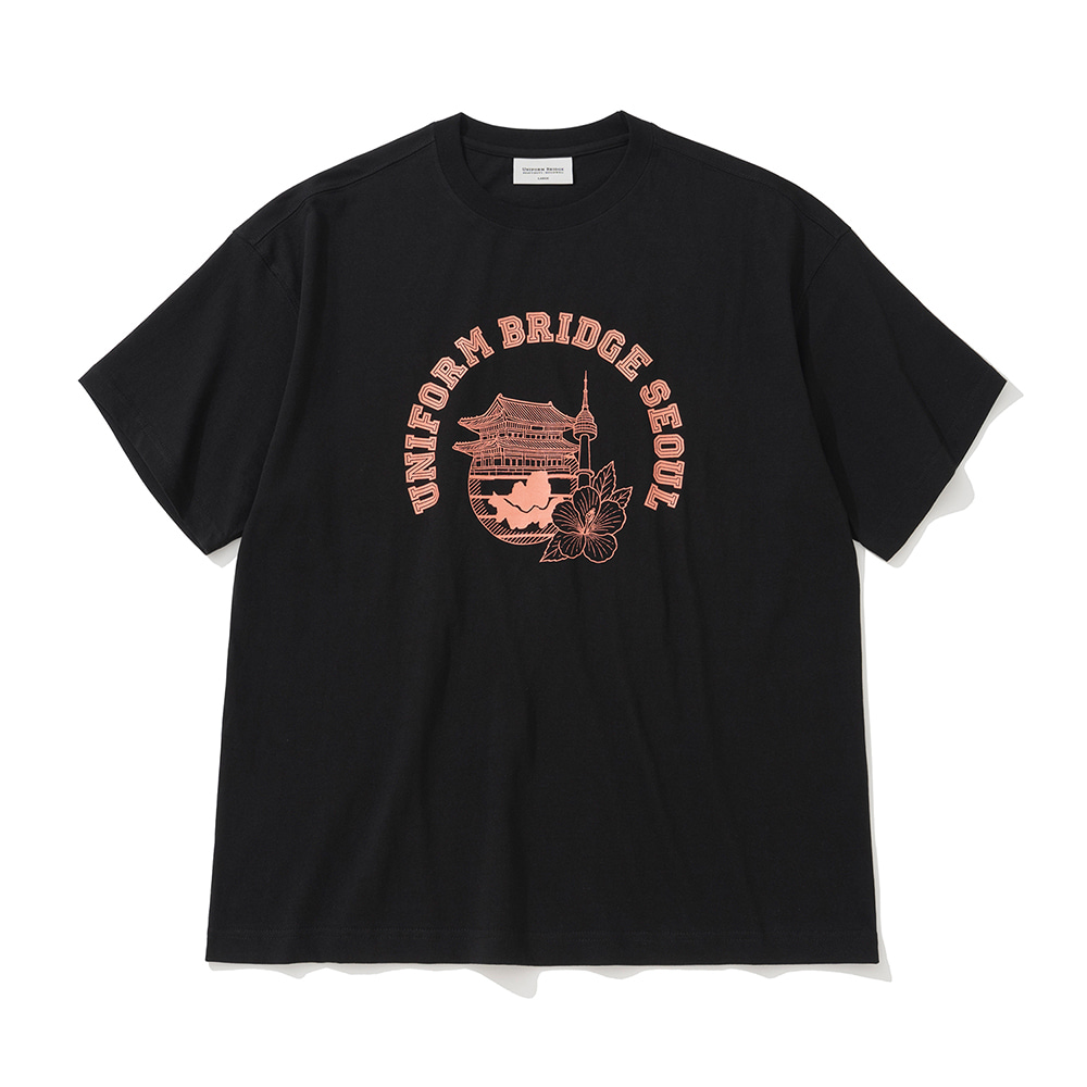 uniform bridge seoul s/s t-shirt black