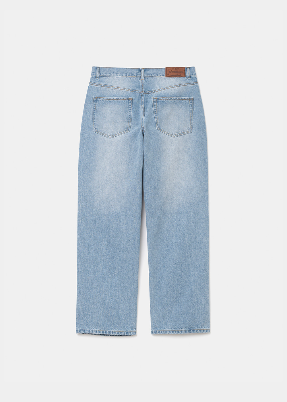 Uniform Bridge 003 denim pants slim fit 13oz light indigo