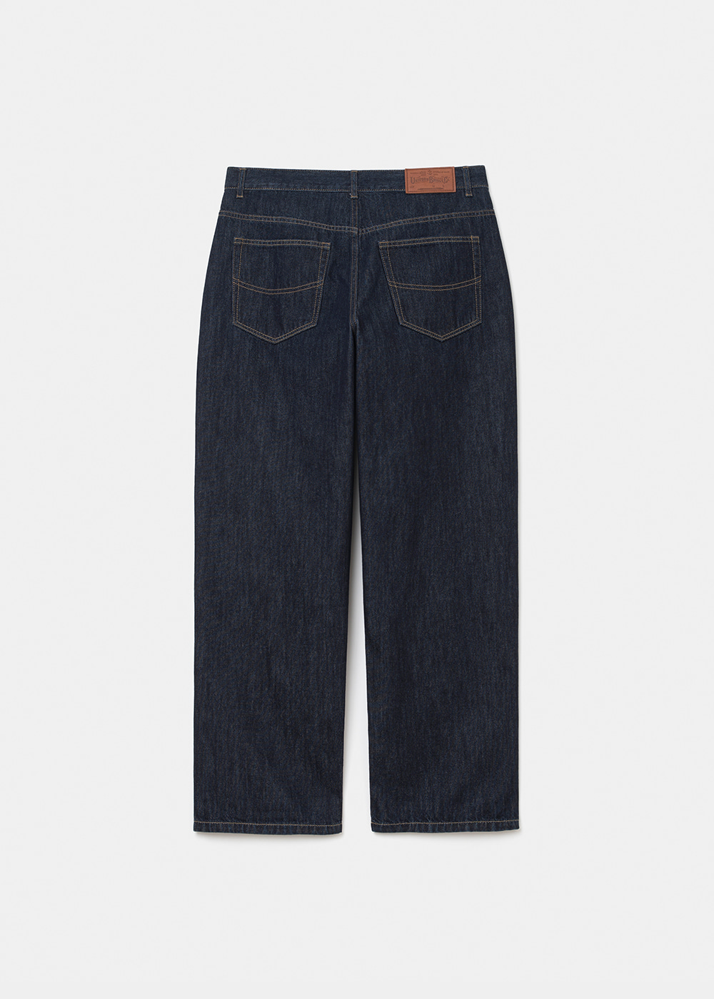 Uniform Bridge 002 denim pants regular fit 11.5oz indigo one washed