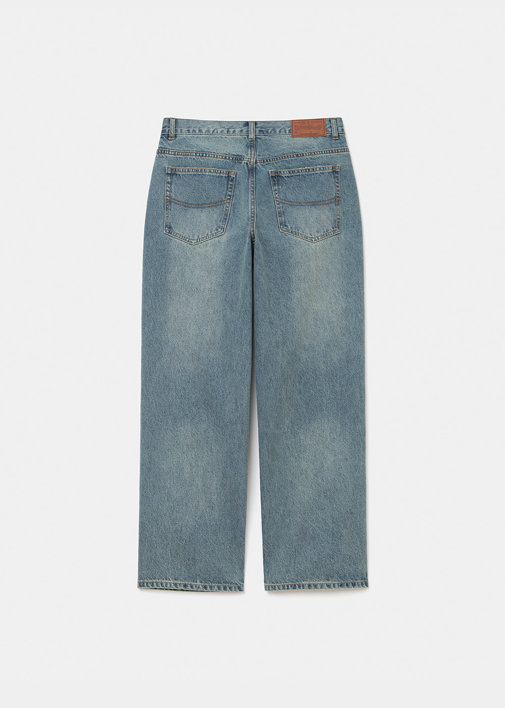 Uniform Bridge 002 denim pants regular fit 13.5oz indigo blue