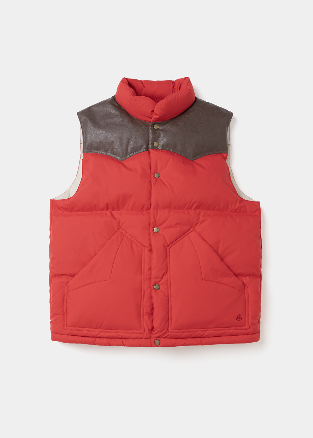 Uniform Bridge western down vest red