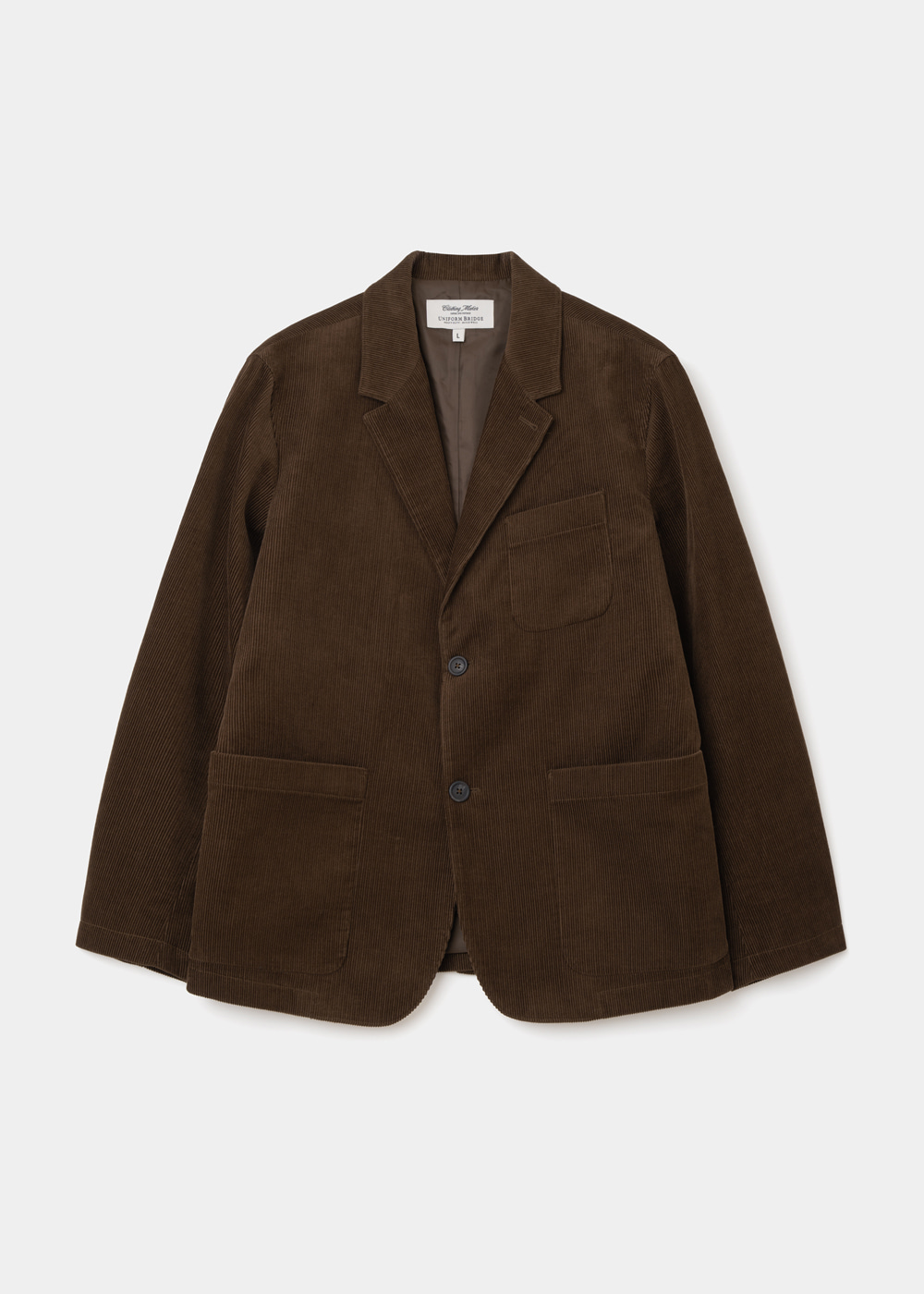 Uniform Bridge corduroy blazer jacket brown