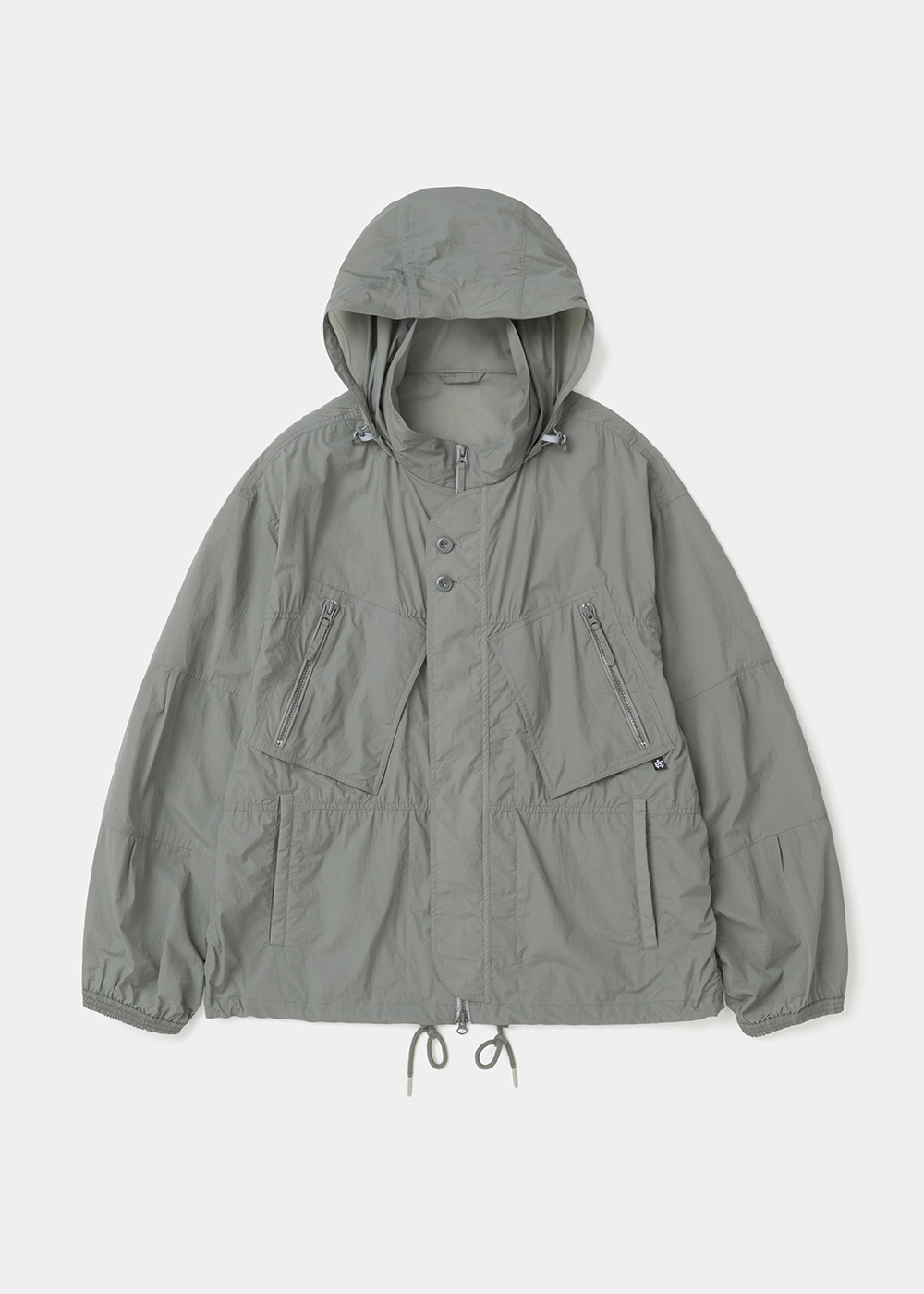 Uniform Bridge AE nylon utility jacket light grey