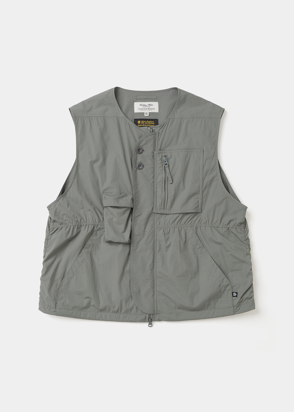 Uniform Bridge AE nylon utility vest light grey
