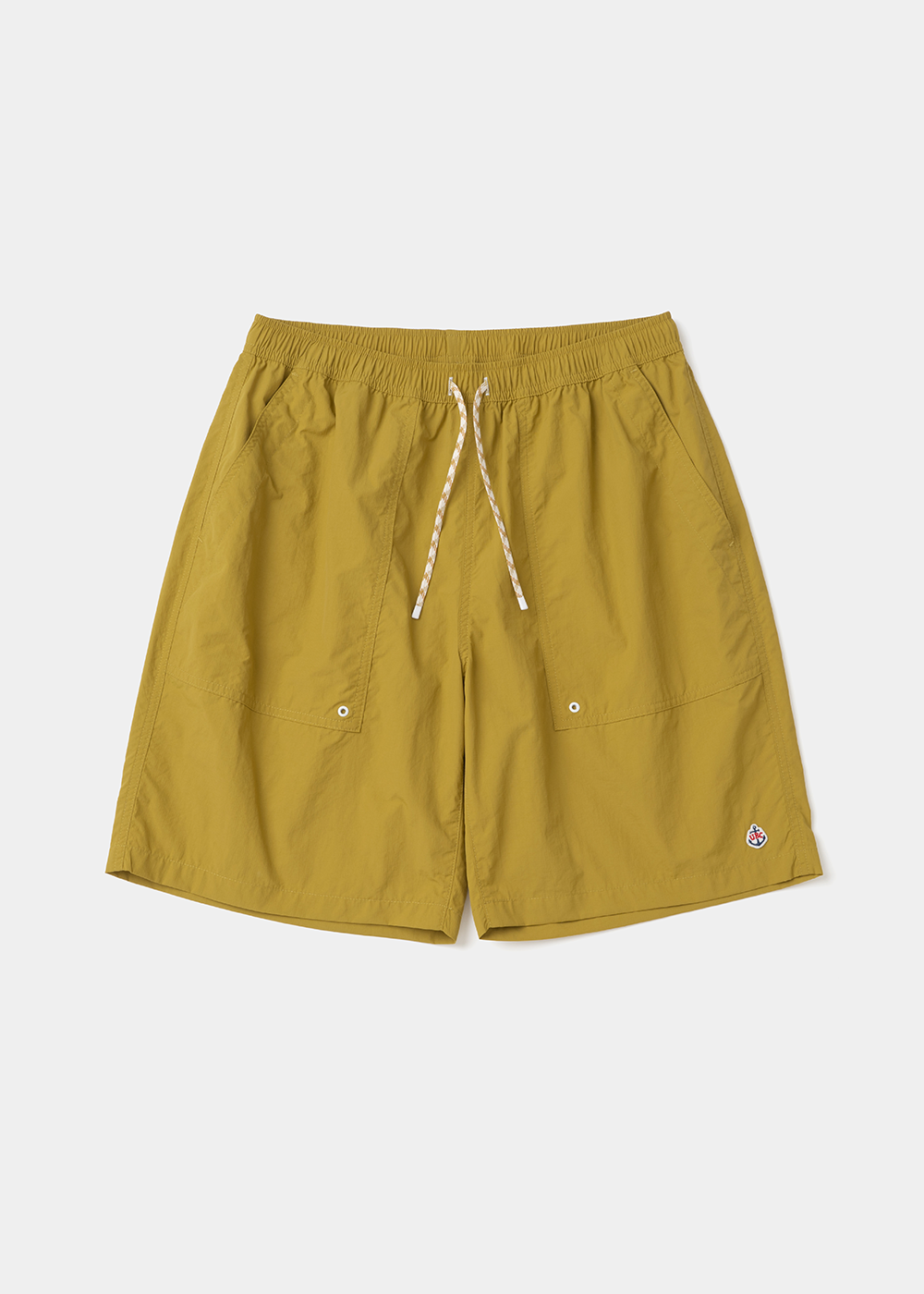 Uniform Bridge UBC ribstop nylon trail shorts mustard