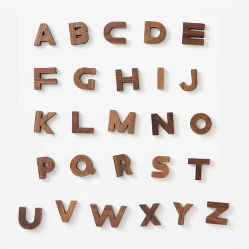 oioiooi Individual Alphabet Letter Blocks - (주)유혜림 디자인 플레이 하우스