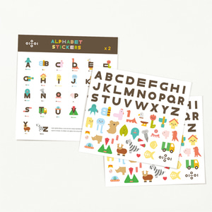 Alphabet sticker - (주)유혜림 디자인 플레이 하우스