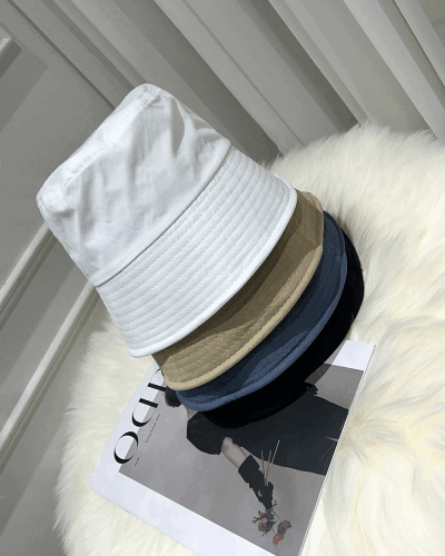 Summer Short Bucket Hat - [ 4color ]