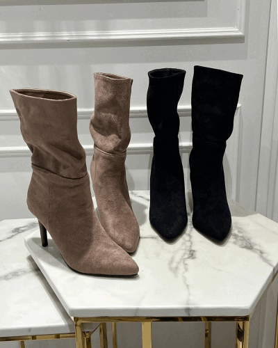 Linkle suede ankle boots - [2 colors]