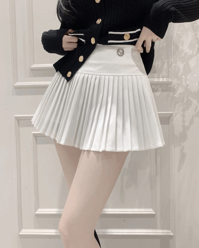 Luce Pleats Skirt 2 - [3 colors]