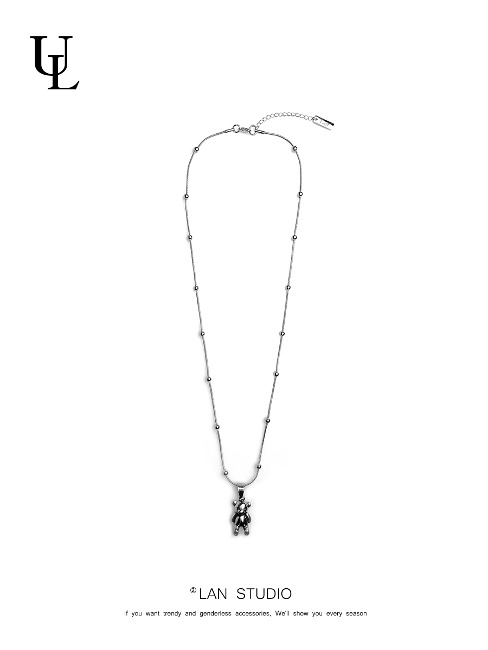 [LAN ARCHIVE] 015 Bear snake ball necklace