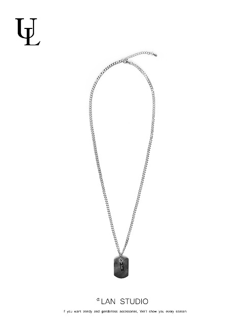 [LAN ARCHIVE] 033 Serial number layered necklace