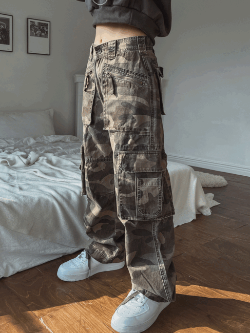 Bio Detail Camouflage Pants