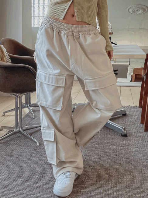 Word front pocket cargo pants