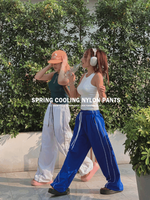Spring cooling nylon pants