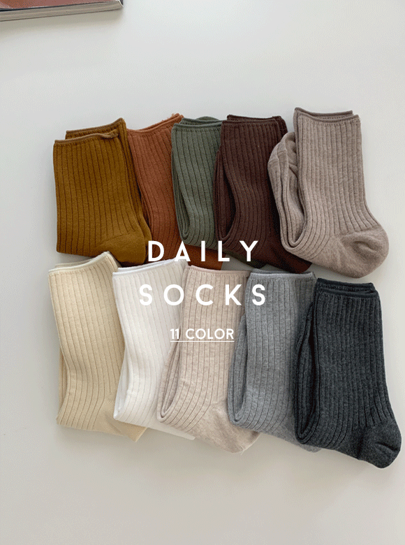 젠뉴 socks (11 color)