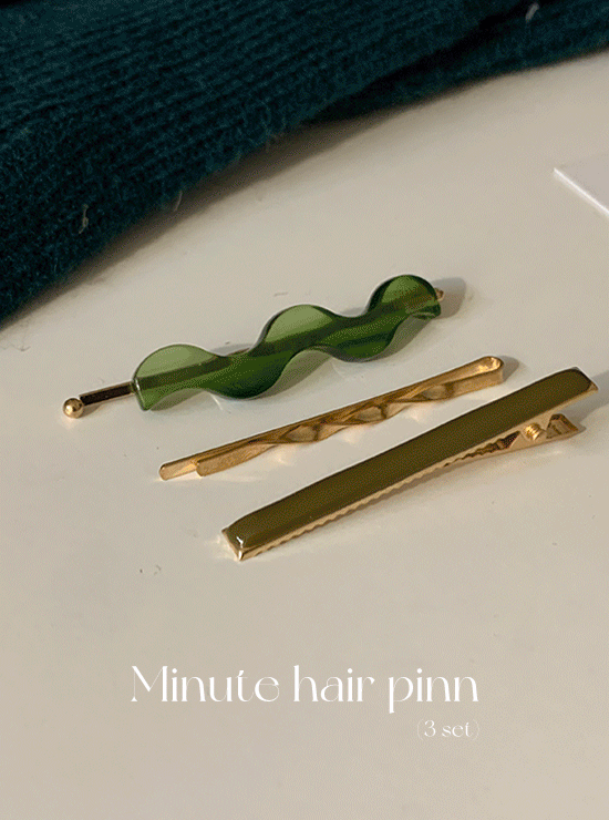 미닛트 hair pinn (3 color)