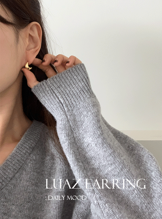 루아스 earring (2 color)