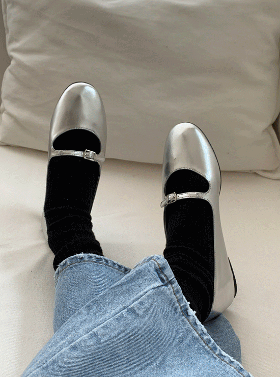 썸띵 플랫 shoes (2 color)