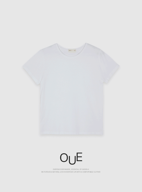 [OUE] 스탠다드 라운드 티셔츠 (4 color/2 size)