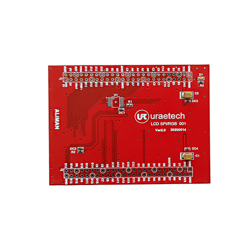 마켓전용- ILI9341 SPI/RGB 인터페이스 LCD제어보드 ( STM32H750 개발보드 전용 )