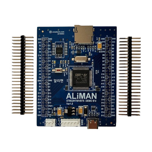stm32 STM32H750VBT6 ARM CortexM7 demo board stm32f