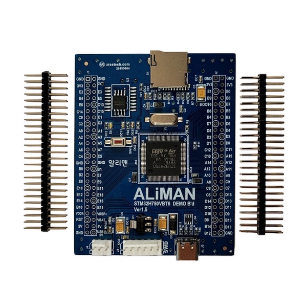 ALiMAN STM32 STM32H750VBT6 개발보드 3.5인치LCD가능