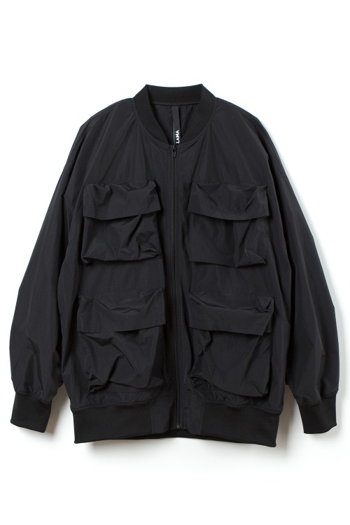 [S/S] Big Pocket Windbreaker Jacket [BLACK]