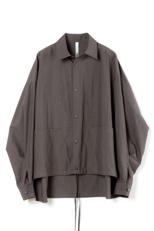 [F/W] Double Square Shirt [CHARCOAL]