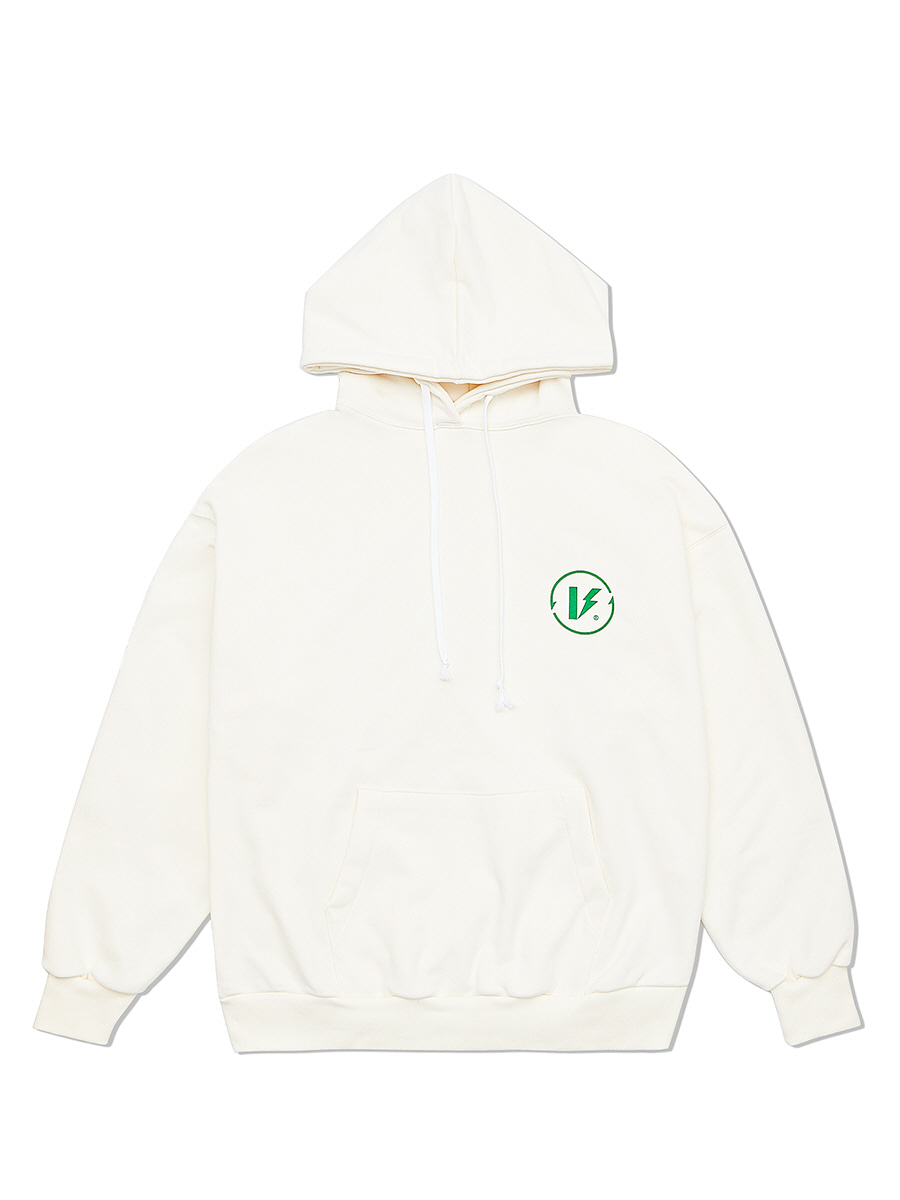 DKZ 재찬 착용 OVERSIZED SIGNATURE HOODIE OATMEAL