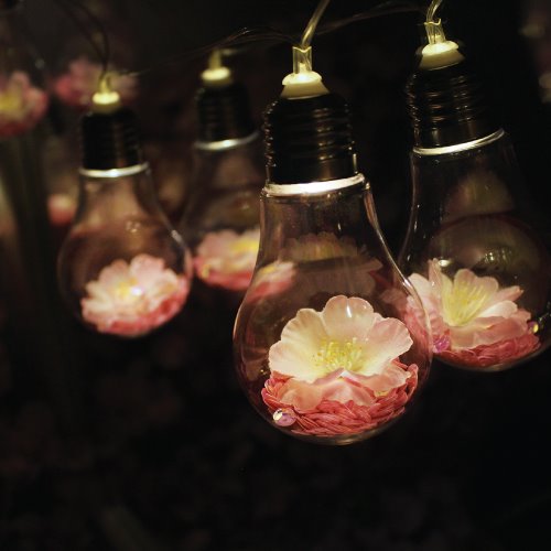 [완판] 핑크 블라썸 플라워 전구 - pink blossom flower garland