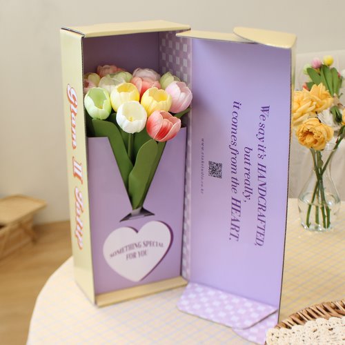 [신상] 글램 믹스 튤립 부케 LED 무드등 - glam mix tulip bouquet LED