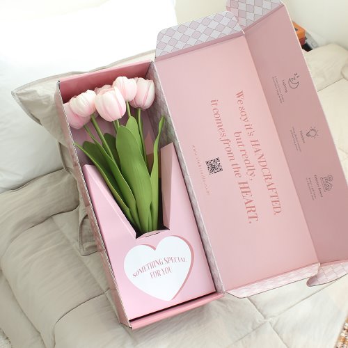 [신상] 글램 핑크 튤립 부케 LED 무드등 - glam pink tulip bouquet LED