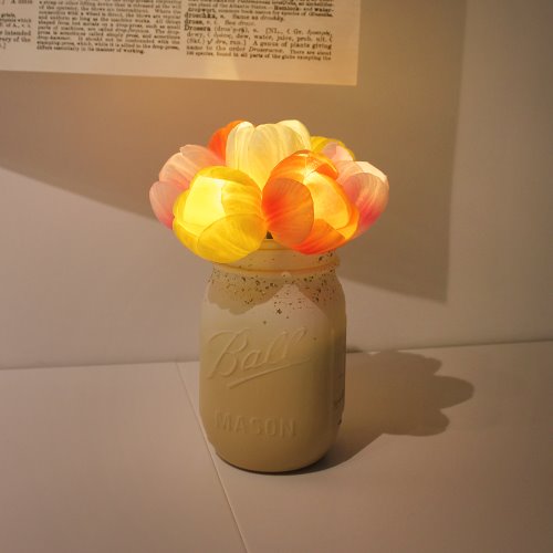 러브 튤립 팟 LED 무드등 -  Love tulip pot LED lights
