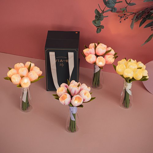 블룸 튤립 부케 LED 무드등+ 리모콘 - Bloom tulip bouquet LED lights