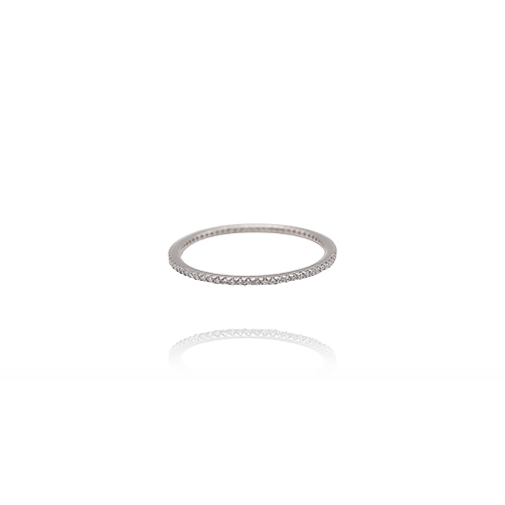 실버 심플 큐빅 R  ( Silver simple cubic ring )