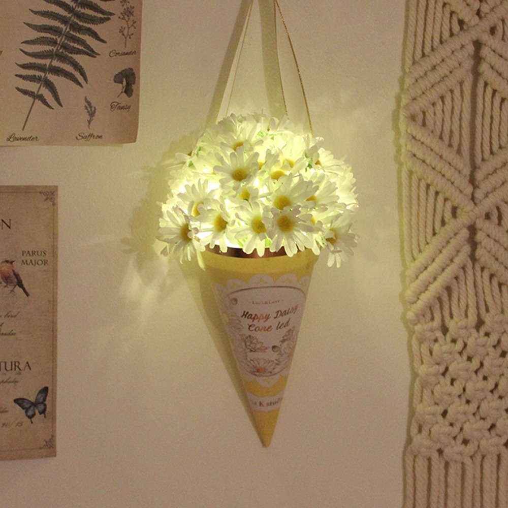 해피 해피 데이지콘 LED 무드등 - Happy Happy daisy cone LED lights