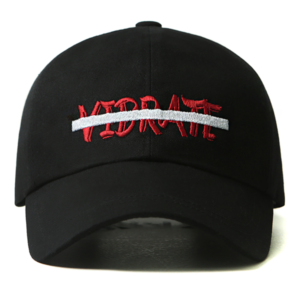 VIBRATE - CUT ACROSS BALL CAP (black)