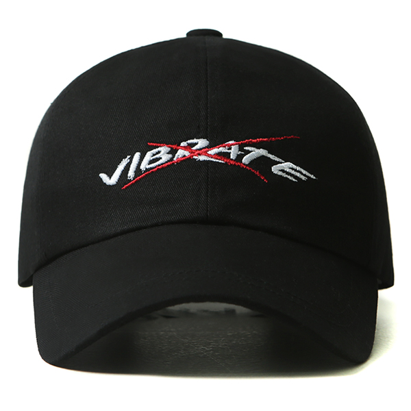 VIBRATE - GRAFFITI LOGO BALL CAP (black)