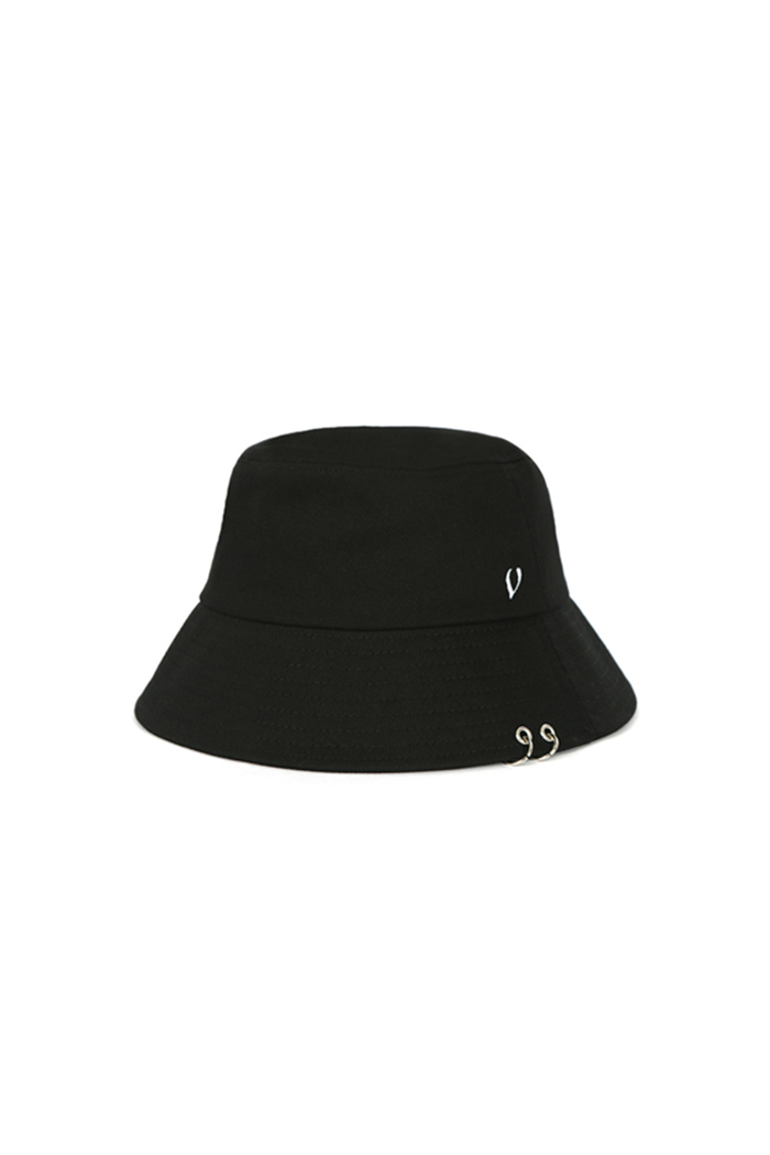 TWIN RING BUCKET HAT (BLACK)
